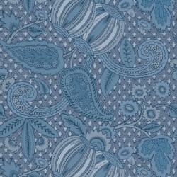 Обои Little Greene National Trust Papers Pomegranate - Blue Scale 0245POBLUES
