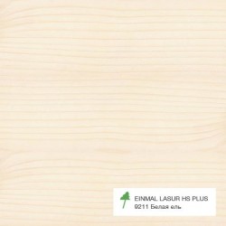 Однослойная лазурь Osmo Einmal-Lasur HS Plus 9211 Белая ель