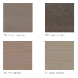 Защитное масло-лазурь с эффектом серебра Osmo Holz-Schutz Ol Lasur Effect 1140 Агат Серебро