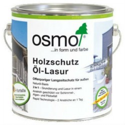 Защитное масло-лазурь с эффектом серебра Osmo Holz-Schutz Ol Lasur Effect 1140 Агат Серебро
