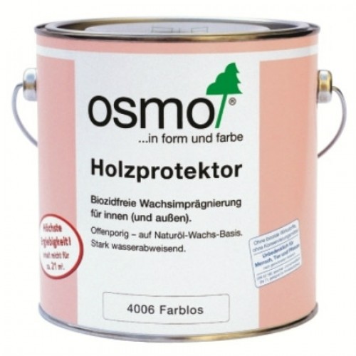 Водоотталкивающая пропитка для древесины Osmo Holzprotektor 4006 0,18 л