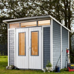 Краска укрывная белая для окон и дверей Osmo Holz-Deckfarbe 2104, 0,125 л