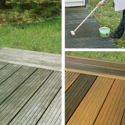 Гель для очищения посеревшей древесины Osmo Holz-Entgrauer Kraft Gel 6609 2,5 л