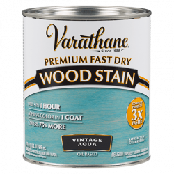 Цветное масло для дерева Varathane Fast Dry 297427 Винтаж аква 0,946 л
