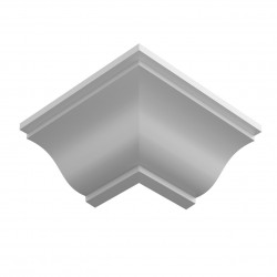 Потолочный плинтус ЛДФ под покраску Ultrawood CR 0023 2440×135,5×65