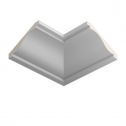 Потолочный плинтус ЛДФ под покраску Ultrawood CR 0023 2440×135,5×65