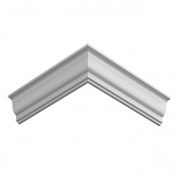 Потолочный плинтус ЛДФ под покраску Ultrawood CR 0025 2440×25,4×40