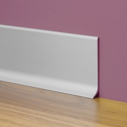 Плинтус алюминиевый Profilpas 90/6SF серебро 78100 2000×60×10