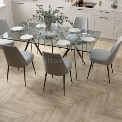Кварцвиниловый SPC ламинат Alpine Floor Parquet Light Дуб Ваниль Селект ECO 13-3 венгерская елка 600×125×4