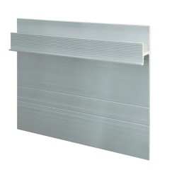 Плинтус алюминиевый скрытый Ликорн C-02.2.2 матовый с подсветкой 2050×105×13,3