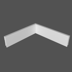 Плинтус МДФ под покраску Ликорн Р 6.80.16 прямой 2070×80×16