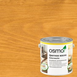 Масло с твердым воском для дерева Osmo Dekorwachs Transparent цвет 3103 Дуб светлый шелковисто-матовый 0,22 л