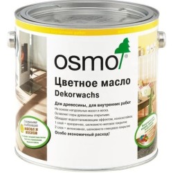 Цветное масло Osmo Dekorwachs Intensive 3105 Желтый 0,375 л