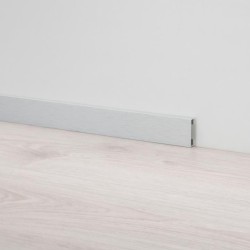 Плинтус алюминиевый Profilpas 89/6 серебро 78478 2000×60×10