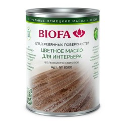 Масло для дерева Biofa 8500 цвет 8534 Серый 0,125 л