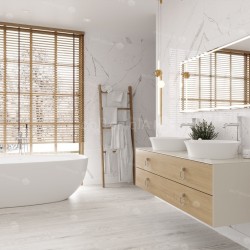 Кварцвиниловая плитка Alpine Floor клеевая Ultra Дуб Арктик ECO 5-1 1219,2×184,15×2