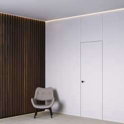 Профиль теневой алюминиевый Ликорн С-06.2.3 черный 2050×45,5×38