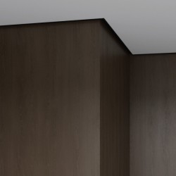 Профиль теневой алюминиевый Ликорн С-06.2.3 черный 2050×45,5×38