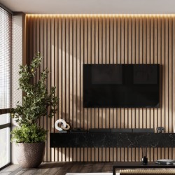 Рейка декоративная Ликорн Дуб янтарный натуральный 2800×40×16