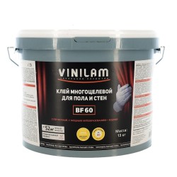 Клей для винилового пола Vinilam BF60 акриловый на водной основе 13 кг