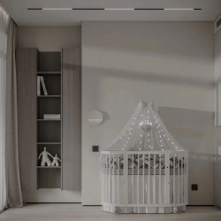 Плинтус алюминиевый теневой Laconistiq Regular Черный 31-11-300 3000×45×15