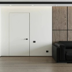 Плинтус алюминиевый теневой Laconistiq Regular Черный 31-11-300 3000×45×15