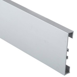 Плинтус алюминиевый Modern Decor C-60 серебро матовое 2950×60×10