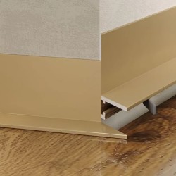 Микроплинтус алюминиевый Laconistiq MICRO L Золото 17-14-245 2450×25,8×16,2