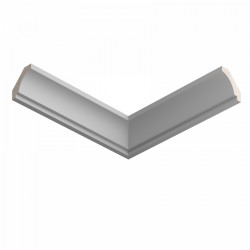 Потолочный плинтус ЛДФ под покраску Ultrawood CR 0014 2440×30×31