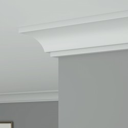 Потолочный плинтус ЛДФ под покраску Ultrawood CR 0014 2440×30×31