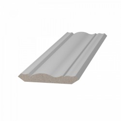 Потолочный плинтус ЛДФ под покраску Ultrawood CR 0019 2440×42×42