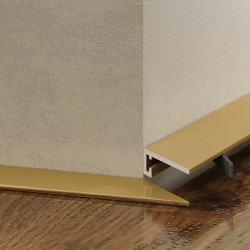 Микроплинтус алюминиевый Laconistiq Micro 11 Mini Золото 11-14-200 2000×11×5