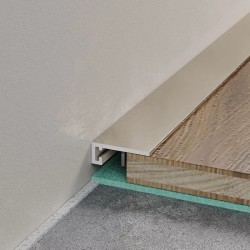 Микроплинтус алюминиевый Laconistiq Micro 11 Mini Светлое золото 11-15-200 2000×11×5