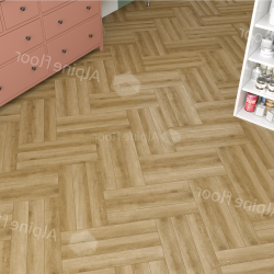 Ламинат Alpine Floor Herringbone 12 PRO Дуб Эльзас LF106-02 венгерская елка 606×101×12
