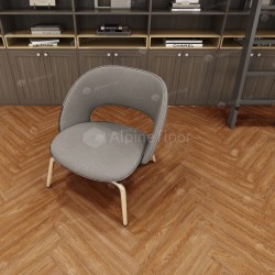 Ламинат Alpine Floor Herringbone 12 Дуб Венето LF105-10 венгерская елка 600×100×12