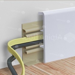 Плинтус Alpine Floor Rico Concept 80 Белый RC80000 2200×80×20