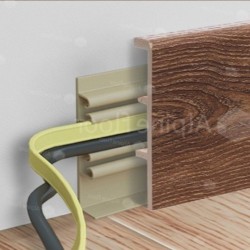 Плинтус Alpine Floor Rico Concept 80 Дуб миндальный RC80212 2200×80×20