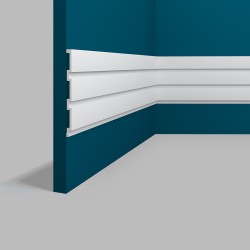Стеновая панель из полистирола под покраску Перфект Плюс P124 2000×200×14