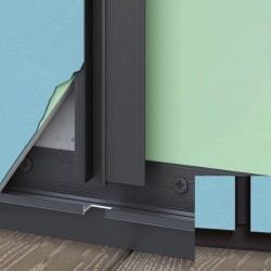 Профиль алюминиевый теневой Laconistiq Classic Светлое золото 21-15-300 3000×37×10,7