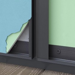 Профиль алюминиевый теневой Laconistiq Classic Светлое золото 21-15-300 3000×37×10,7