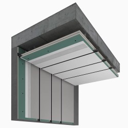 Профиль алюминиевый теневой Laconistiq Classic Светлое золото 21-15-300 3000×37×10,7