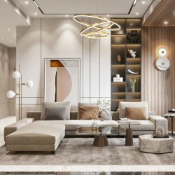 Профиль алюминиевый теневой Laconistiq Classic Светлое золото 21-15-300 3000×37×10,7