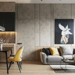 Профиль алюминиевый теневой Laconistiq Classic Светлое золото 21-15-300 3000×37×10,7