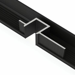 Профиль алюминиевый теневой Laconistiq Classic Светлое золото 21-15-300 3000×37×10,7