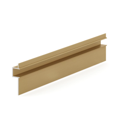 Профиль алюминиевый теневой Laconistiq Classic Светлое золото 21-15-300 3000×37×10,7