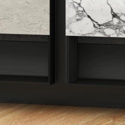 Профиль алюминиевый теневой Laconistiq Dual Черный 22-11-300 3000×8,6×12