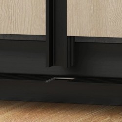 Профиль алюминиевый теневой Laconistiq Dual Черный 22-11-300 3000×8,6×12