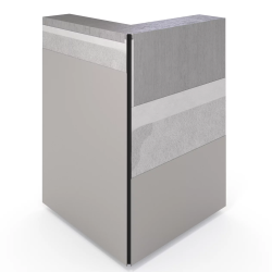 Профиль алюминиевый теневой Laconistiq Dual Черный 22-11-300 3000×8,6×12