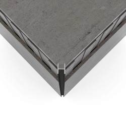 Профиль алюминиевый теневой Laconistiq Dual Черный 22-11-300 3000×8,6×12