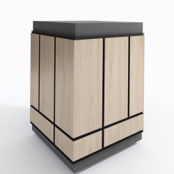 Профиль алюминиевый теневой Laconistiq Dual Черный 22-11-300 3000×8,6×12